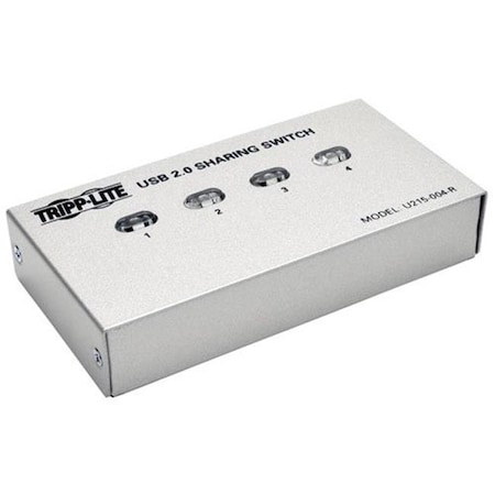 Tripp Lite Tripp-Lite U215-004-R 4-Port USB 2.0 High-Speed Printer & Peripheral Sharing Switch TRL-U215-004-R